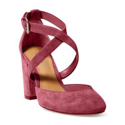 Ralph Lauren Fana Suede Pump Port