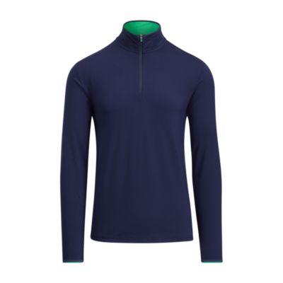 Ralph Lauren Performance Half-zip Pullover French Navy/green