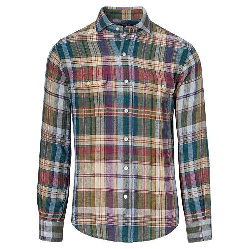 Polo Ralph Lauren Plaid Linen Workshirt