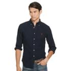 Polo Ralph Lauren Slim Garment-dyed Oxford Shirt Hunter Navy