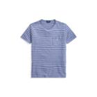 Ralph Lauren Custom Slim Weathered T-shirt Shale Blue/austin Blue