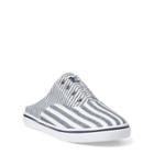 Ralph Lauren Jaida Striped Laceless Sneaker Navy/white