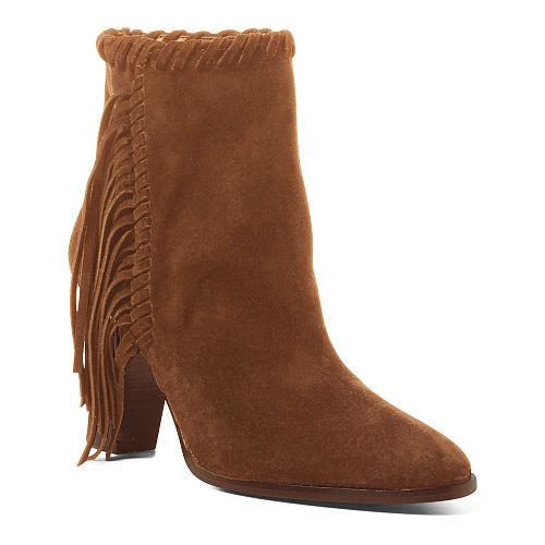 Polo Ralph Lauren Sade Fringed Suede Boot Snuff