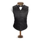 Ralph Lauren Rrl Bryant Satin Shawl-collar Vest
