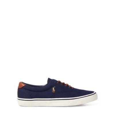 Ralph Lauren Thorton Canvas Low-top Sneaker Navy