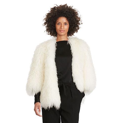 Polo Ralph Lauren Shearling Jacket Cream