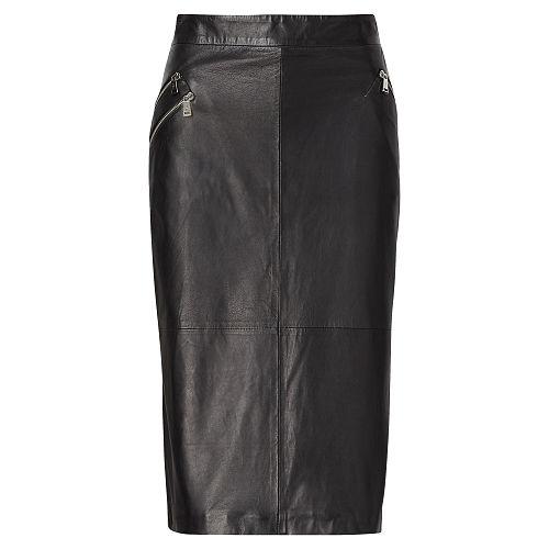 Polo Ralph Lauren Leather Pencil Skirt