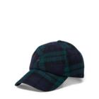 Ralph Lauren Tartan Wool-blend Fitted Cap Blackwatch