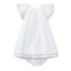 Ralph Lauren Pom-pom Cotton Dress & Bloomer White 18m