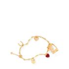 Ralph Lauren Gold-plated Charm Bracelet Gold/silver
