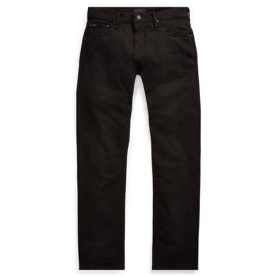 Ralph Lauren Varick Slim Straight Fit Jean Hdn Black Stretch
