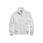 Ralph Lauren Cotton Mesh Half-zip Sweater Lawrence Heather