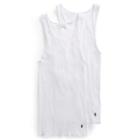 Ralph Lauren Big Classic Tank 2-pack White 3x Big