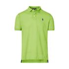 Ralph Lauren Custom Fit Piqu Polo Shirt Acid Green