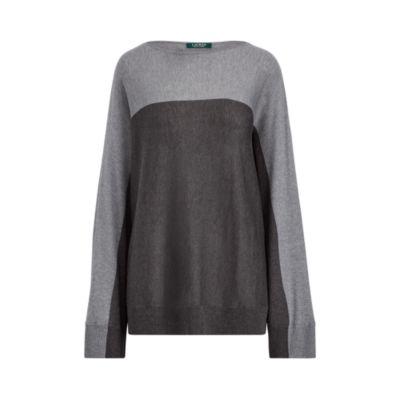 Ralph Lauren Color-blocked Sweater Cityscape Htr/dark Htr
