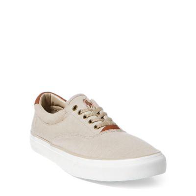 Ralph Lauren Thorton Mesh Low-top Sneaker Coastal Beige