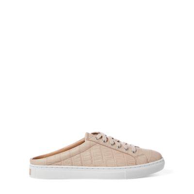 Ralph Lauren Delia Embossed Mule Sneaker Pink