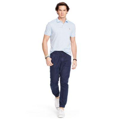 Ralph Lauren Custom Slim Fit Polo Shirt Elite Blue Multi