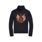 Ralph Lauren Bullion-patch Cashmere Sweater Classic Chairman Navy