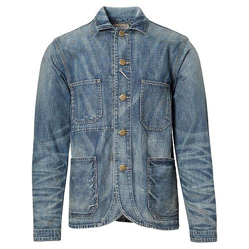 Polo Ralph Lauren Denim Chore Blazer Lawson Indigo
