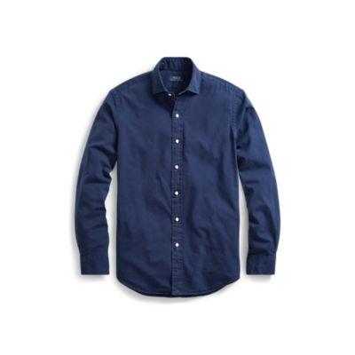 Ralph Lauren Classic Fit Twill Shirt Newport Navy