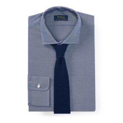 Ralph Lauren Classic Fit Cotton Dress Shirt Navy
