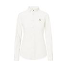 Ralph Lauren Slim Fit Cotton Oxford Shirt Bsr White