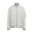 Ralph Lauren Down-panel Double-knit Jacket Andover Heather
