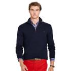 Polo Ralph Lauren Cotton Half-zip Sweater Hunter Navy