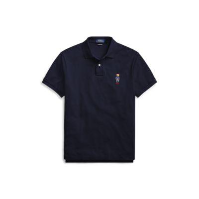 Ralph Lauren Classic Fit Bear Polo Shirt Aviator Navy
