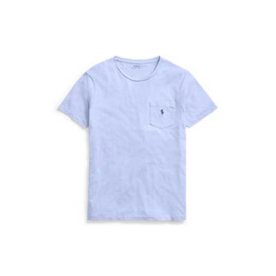 Ralph Lauren Custom Slim Fit Pocket T-shirt Austin Blue