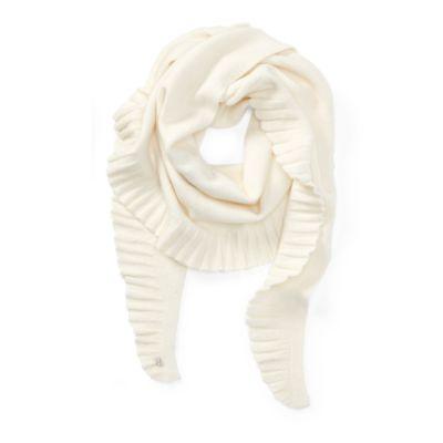 Ralph Lauren Shirred Scarf Bone