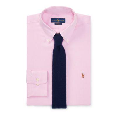 Ralph Lauren Classic Fit Easy Care Shirt Pink/white