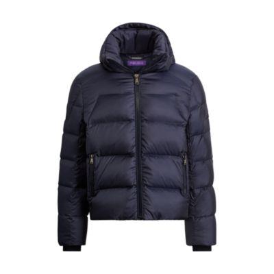 Ralph Lauren Hooded Down Jacket Classic Chairman Navy