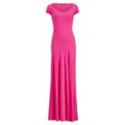 Ralph Lauren Jersey Scoopneck Maxidress Bold Pink