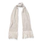 Ralph Lauren Lauren Honeycomb Wool-blend Scarf Oatmeal Hthr