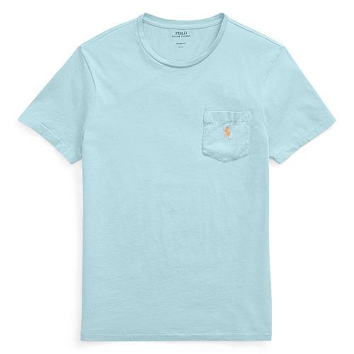 Polo Ralph Lauren Custom Fit Cotton T-shirt True Aqua