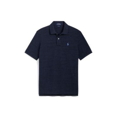 Ralph Lauren Classic Fit Mesh Polo Shirt Worth Navy Heather 4xl Tall