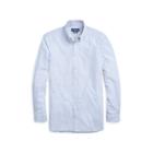 Ralph Lauren Classic Fit Striped Shirt Azure Blue/white 5x Big