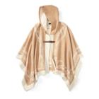 Ralph Lauren Bridle-print Hooded Poncho Camel/cream