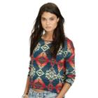Ralph Lauren Denim & Supply Southwestern Cotton Sweater Blue Multi