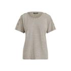 Ralph Lauren Lace-up-placket T-shirt Chalk/polo Black