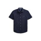 Ralph Lauren Custom Slim Fit Mesh Shirt Winter Navy Heather