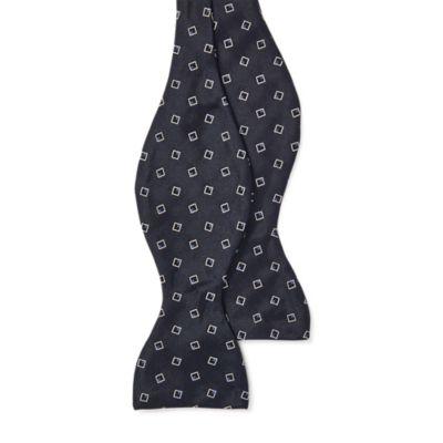 Ralph Lauren Macclesfield Silk Bow Tie Navy