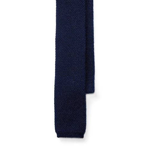 Polo Ralph Lauren Knit Cashmere Tie Navy