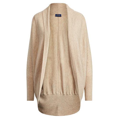 Polo Ralph Lauren Open-front Cardigan Beige Heather