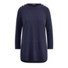 Ralph Lauren Lauren Button-shoulder Jersey Tunic