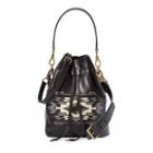 Ralph Lauren Appliqud Ricky Drawstring Bag Black
