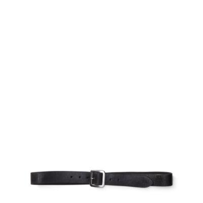 Ralph Lauren New Burlington Leather Belt Vintage Black