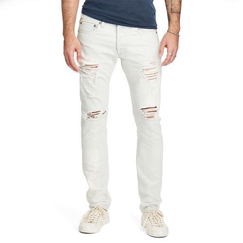 Ralph Lauren Denim & Supply Slim-fit Distressed Jean Colfax Shredded